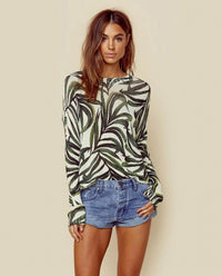 Cropped Varsity Sweater